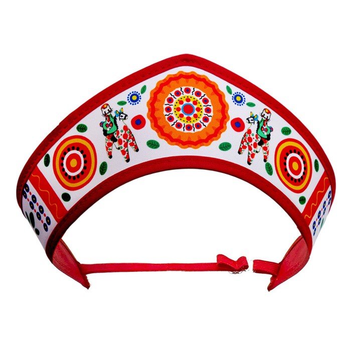 Кокошник-ободок "Русские промыслы. Игрушка", с регулируемой резинкой 