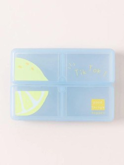 Таблетница "Half fruit lemon" blue