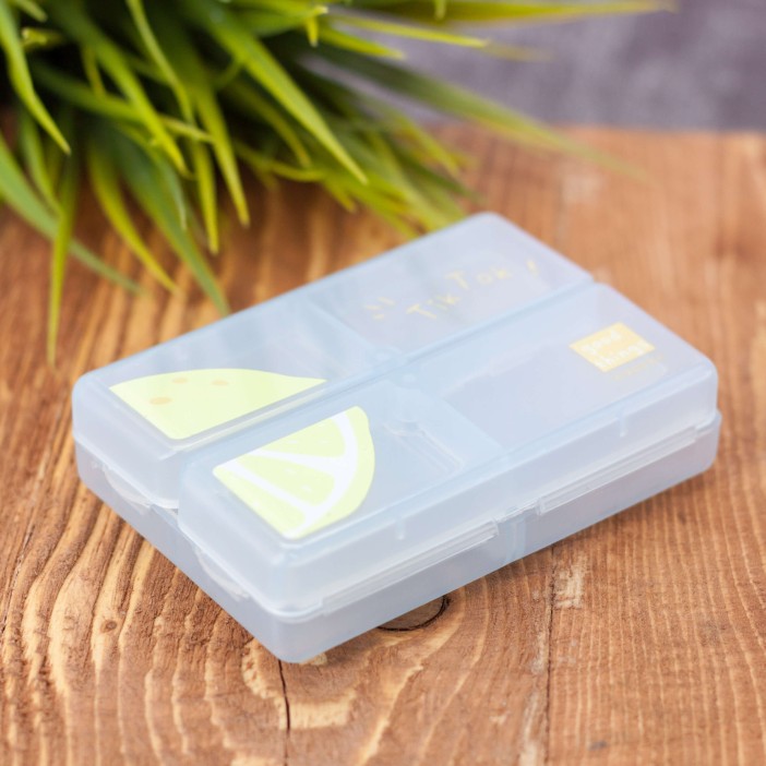 Таблетница &quot;Half fruit lemon&quot; blue 