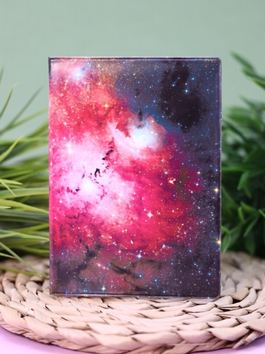 ОБЛОЖКА ДЛЯ ПАСПОРТА KOSMOS BLACK, плотность 600 мкм 