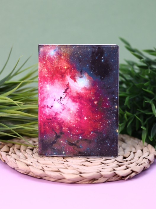 ОБЛОЖКА ДЛЯ ПАСПОРТА KOSMOS BLACK, плотность 600 мкм 