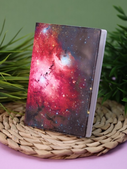 ОБЛОЖКА ДЛЯ ПАСПОРТА KOSMOS BLACK, плотность 600 мкм 