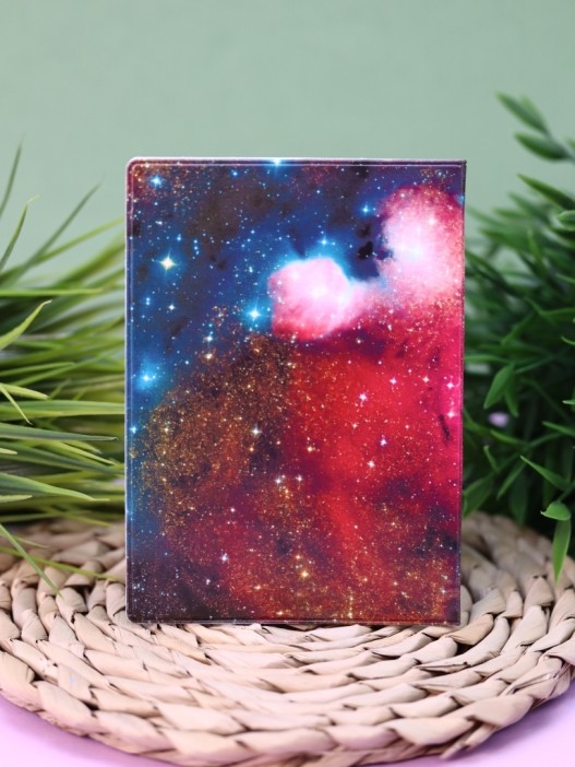 ОБЛОЖКА ДЛЯ ПАСПОРТА KOSMOS BLACK, плотность 600 мкм 