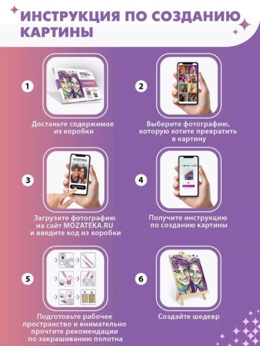 Картина по номерам по фото &quot;Neon&quot; (30*40 см) 