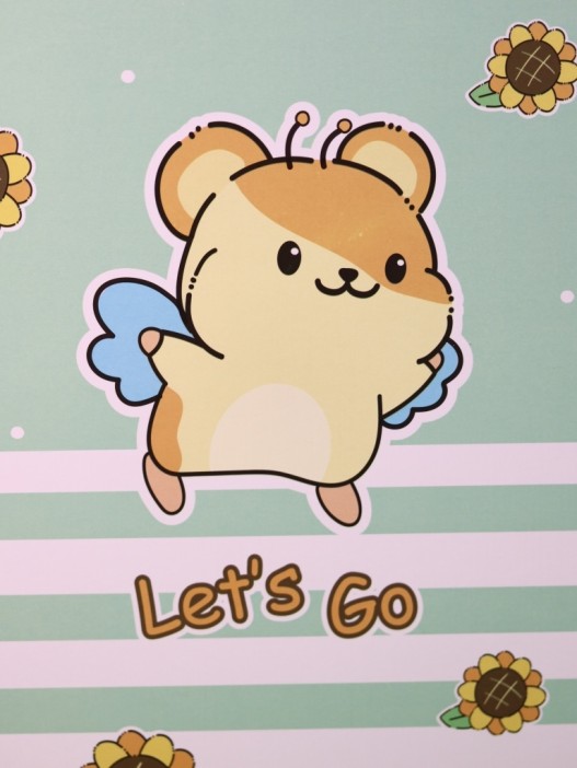 Зеркало &quot;Let&#039;s go hamster&quot;, green 