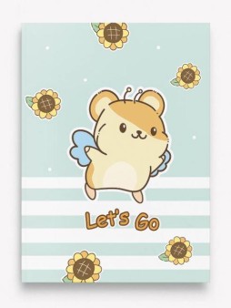 Зеркало "Let's go hamster", green