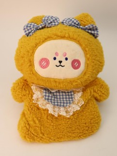 Грелка плюшевая &quot;Warm hugs&quot;, orange, 400 мл (30*24 см)