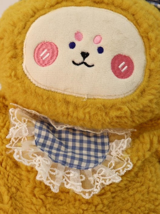 Грелка плюшевая &quot;Warm hugs&quot;, orange, 400 мл (30*24 см) 