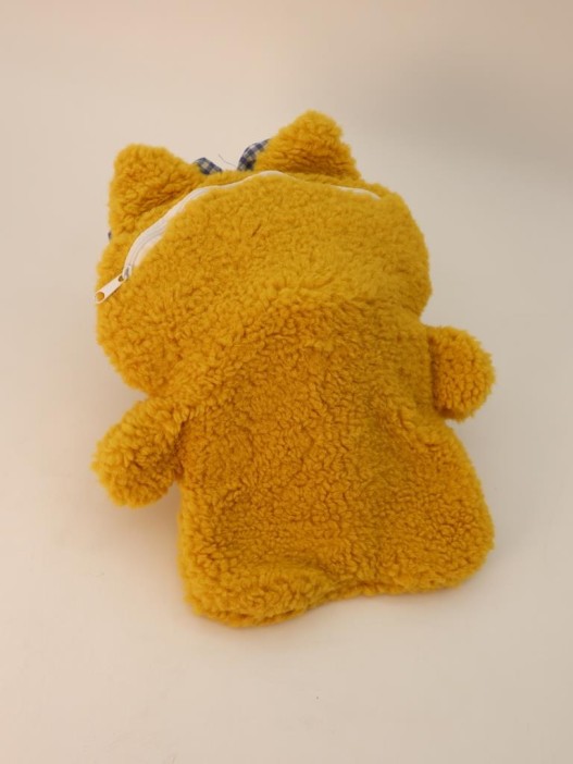 Грелка плюшевая &quot;Warm hugs&quot;, orange, 400 мл (30*24 см) 