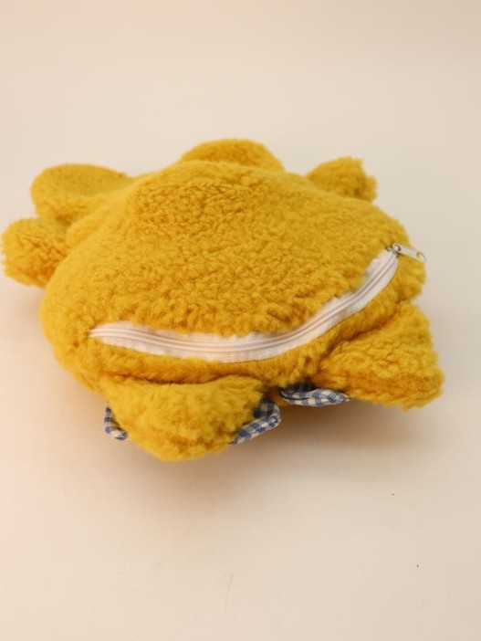 Грелка плюшевая &quot;Warm hugs&quot;, orange, 400 мл (30*24 см) 