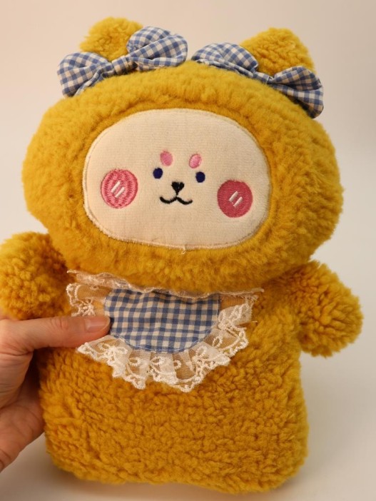 Грелка плюшевая &quot;Warm hugs&quot;, orange, 400 мл (30*24 см) 