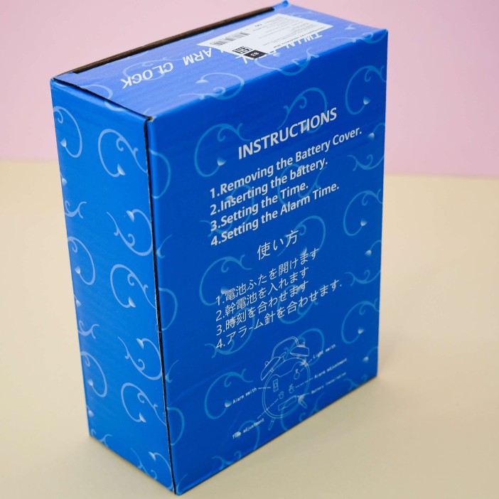 Часы-будильник «Aesthetic», blue 