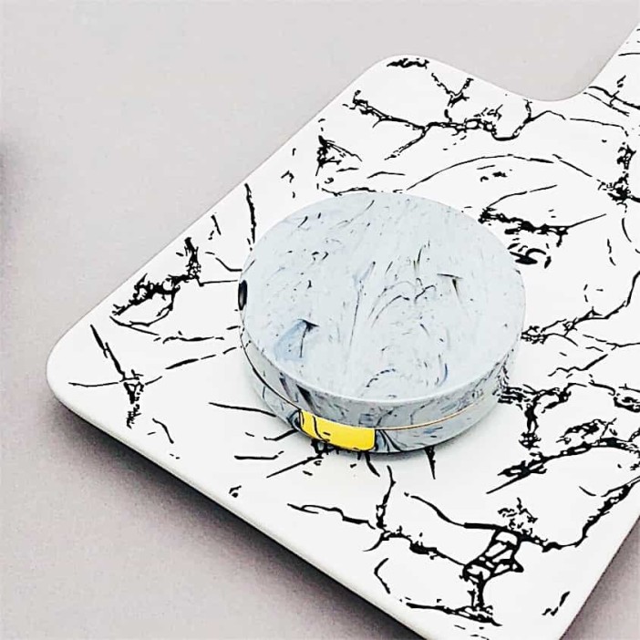 Контейнер для линз "Marble", gold 