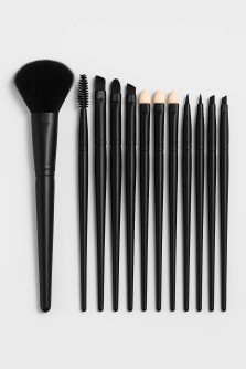 Набор кистей для макияжа "Black Perfection", 24 шт.