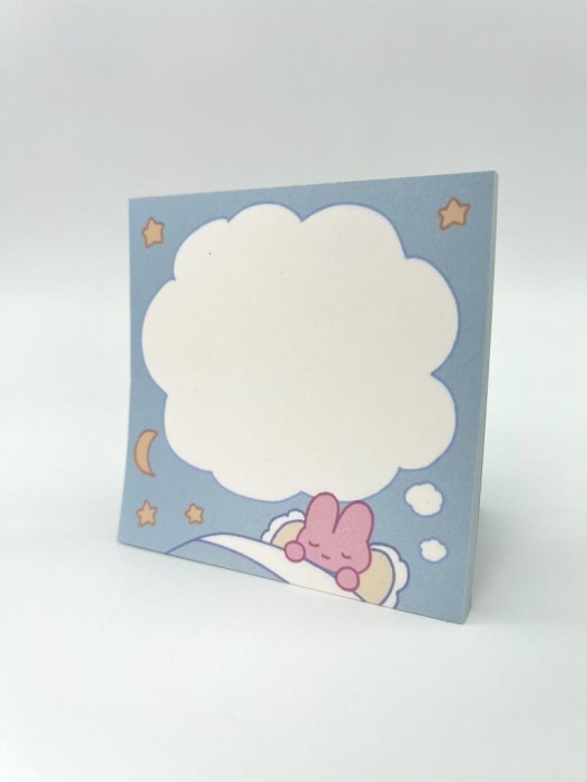 Блок для заметок &quot;Sleeping Bunny&quot;, 50 л. 8*8 см 