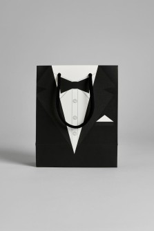 Пакет подарочный «Business suit», men's butterflies (18*23*10)