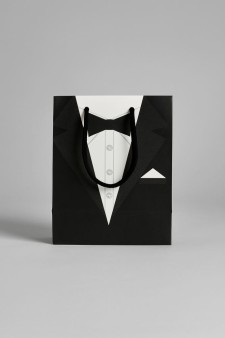 Пакет подарочный «Business suit», men's butterflies (18*23*10)