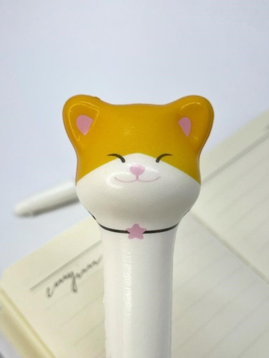 Ручка-сквиш &quot;Cat star collar&quot;, white 