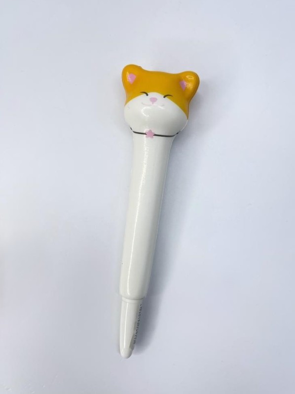 Ручка-сквиш "Cat star collar", white