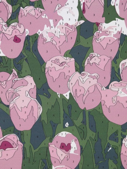 Картина по номерам на подрамнике Draw Me! «Beautiful flowers», (20*20 см) 