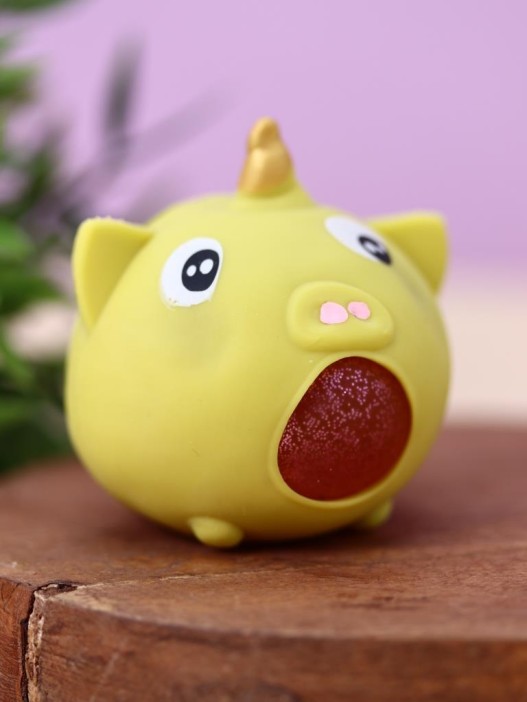 Мялка - антистресс «Unicorn squeeze toy», yellow 