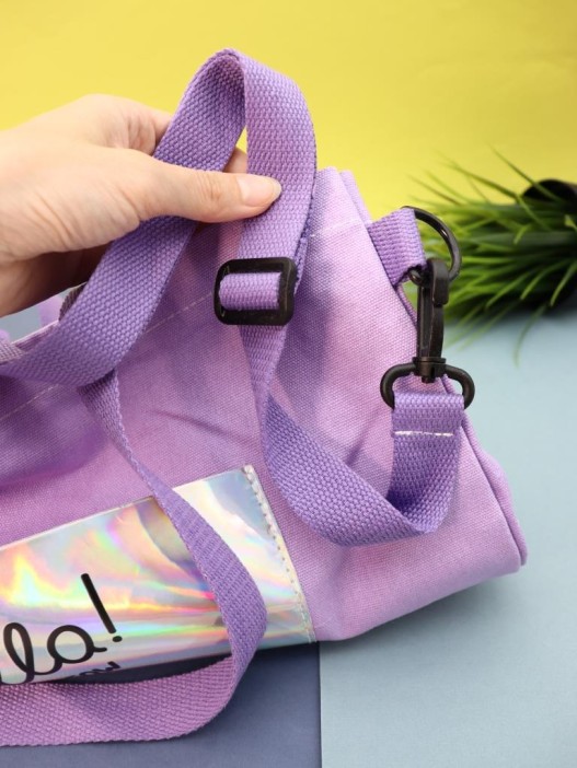 Сумка шоппер &quot;Hello&quot;, purple 