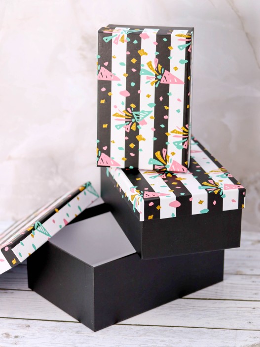 Подарочная коробка «Festive confetti», 21*14*8.5 