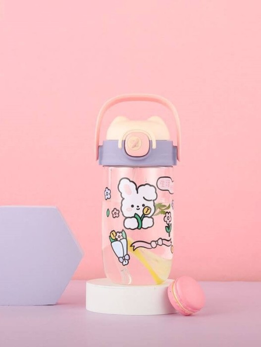 Бутылка «Funny bunny», pink (650 ml) 