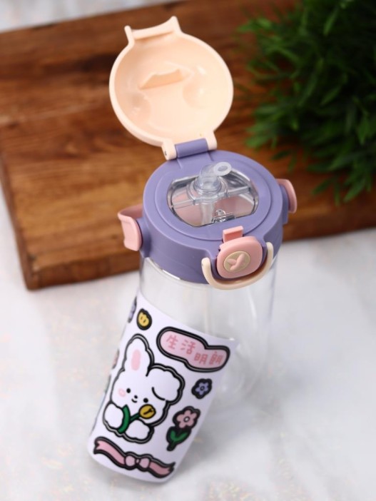 Бутылка «Funny bunny», pink (650 ml) 