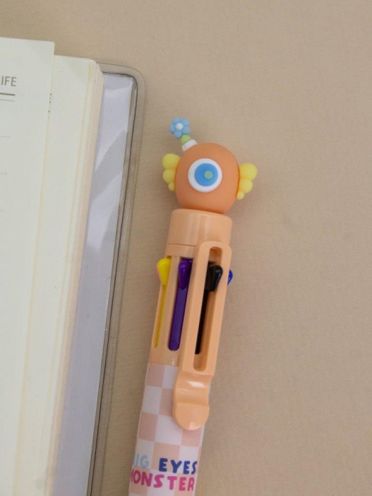 Разноцветная ручка 8 в 1 &quot;Monster&quot;, orange 