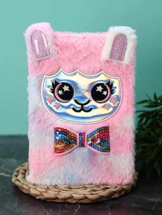 Блокнот плюшевый «Funny hare», holography, 21,5х14,5 см, плотность 80 гр. 