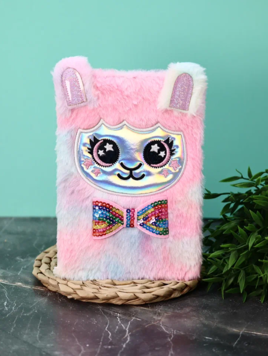 Блокнот плюшевый «Funny hare», holography, 21,5х14,5 см, плотность 80 гр. 