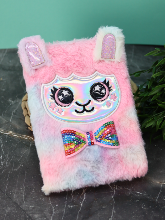 Блокнот плюшевый «Funny hare», holography, 21,5х14,5 см, плотность 80 гр. 