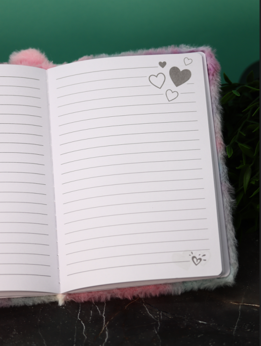 Блокнот плюшевый «Funny hare», holography, 21,5х14,5 см, плотность 80 гр. 