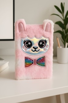 Блокнот плюшевый «Funny hare», holography, 21,5х14,5 см, плотность 80 гр.