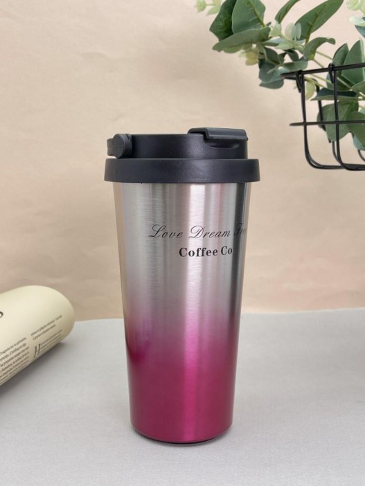 Термокружка &quot;Beautiful&quot;, pink (500 ml) 