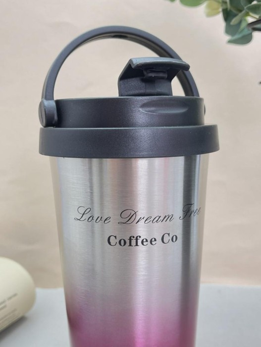 Термокружка &quot;Beautiful&quot;, pink (500 ml) 