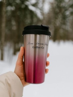 Термокружка &quot;Beautiful&quot;, pink (500 ml)