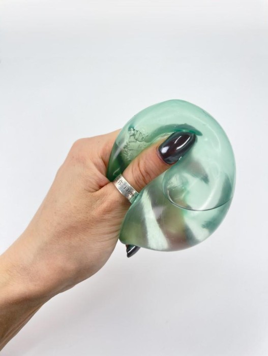 Мялка - антистресс «Ice cube», green 