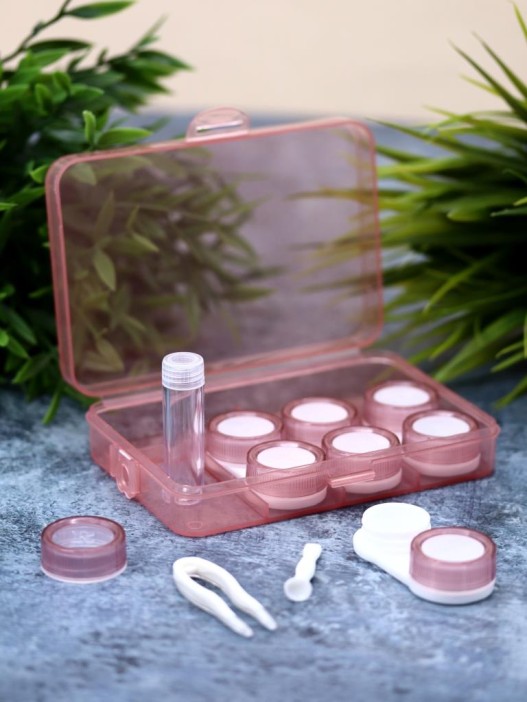 Контейнер для линз «Kit classic», pink 