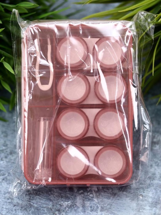 Контейнер для линз «Kit classic», pink 