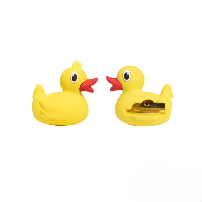 Точилка &quot;Уточка&quot; желтая 4*3 см 