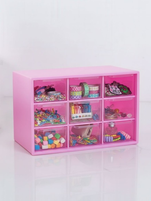 Органайзер настольный "Square", fuchsia (12*18*9,8 см) 