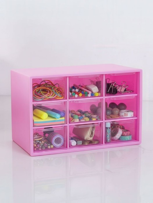 Органайзер настольный "Square", fuchsia (12*18*9,8 см) 