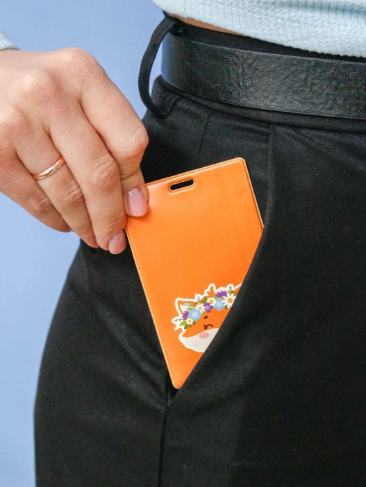 Держатель для карт «Summer fox» (6,5 х 10,4 см) 