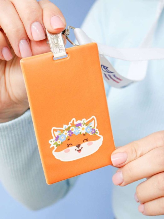 Держатель для карт «Summer fox» (6,5 х 10,4 см) 