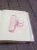 Зажим канцелярский &quot;Transparent&quot;, pink (7.6*6.3 см) 