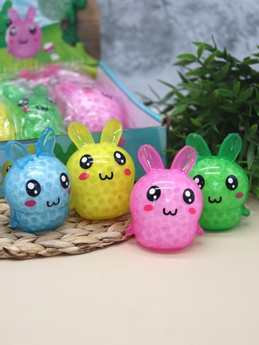 Мялка - антистресс «Rabbit ball», pink 