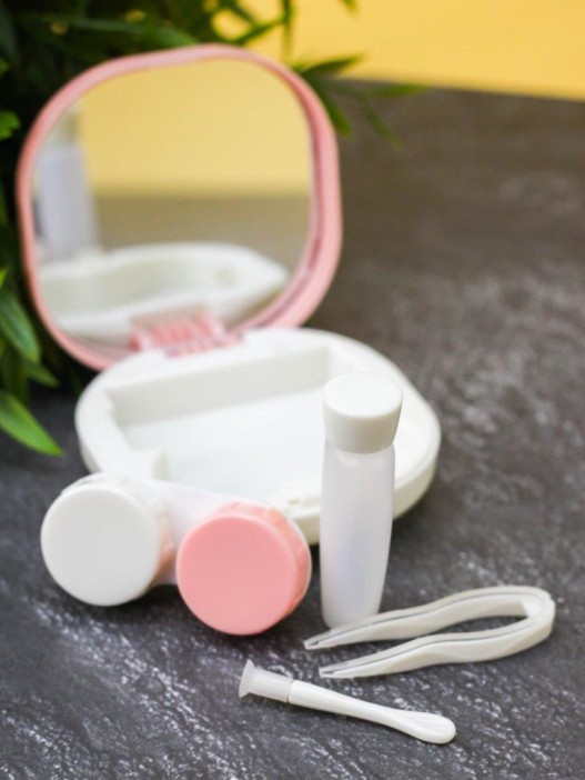 Контейнер для линз «Purebred Cat», pink-ginger 