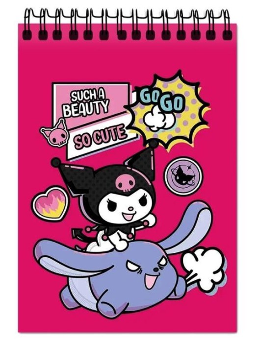 Блокнот А6 &quot;Куроми&quot;, 60 л, на гребне 